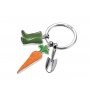 Keyring TROIKA Garden Love, 3 charms, enamelled metal