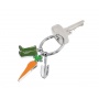 Keyring TROIKA Garden Love, 3 charms, enamelled metal