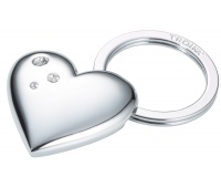 Keyring TROIKA Girls Best Friends Shiny, Swarovski crystals, metal