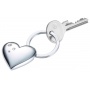 Keyring TROIKA Girls Best Friends Shiny, Swarovski crystals, metal