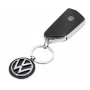 Keyring TROIKA VW Volkswagen Keyring, chrome-plated metal