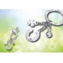 Keyring TROIKA Glucksbringer Hufeisen, 3 charms, metal