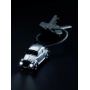 Keyring TROIKA Light Beetle 1964, VW Beetle, LED flashlight, metal