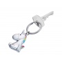 Keyring TROIKA Einhorn, enamelled metal
