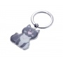 Keyring TROIKA Cat & Kitty, enamelled metal