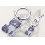 Keyring TROIKA Cat & Kitty, enamelled metal