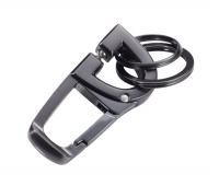 Brelok TROIKA D-Click, system click-lock, karabińczyk, metal