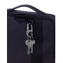 Keyring TROIKA D-Click, click-lock system, carabiner, metal