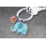 Keyring TROIKA Russelbande, enamelled metal