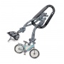 Keyring TROIKA E-Bike, carabiner, 2 charms, enamelled metal