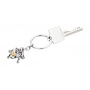 Keyring TROIKA Froschkonig, enamelled metal