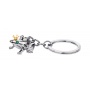 Keyring TROIKA Froschkonig, enamelled metal