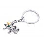 Keyring TROIKA Froschkonig, enamelled metal