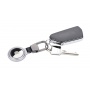 Keyring TROIKA AirTag Holder, AirTag case, silver