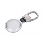 Keyring TROIKA AirTag Holder, AirTag case, silver