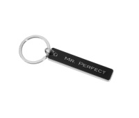 Keyring TROIKA Mr Perfect, enamelled metal