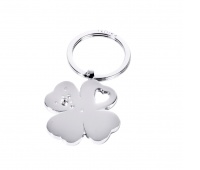 Keyring TROIKA Girls Best Friends Clover, clover, metal
