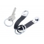 Keyring TROIKA Twister Style, 3 key rings, black