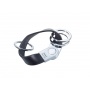 Keyring TROIKA Twister Style, 3 key rings, black