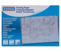 Tracing paper DONAU, A4, 10 sheets, 90g, transparent