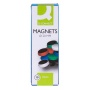 Magnesy do tablic Q-CONNECT, okrągłe, 20mm, 10szt, niebieskie, Bloki, magnesy, gąbki, spraye do tablic, Prezentacja