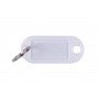 Key chains Q-CONNECT, 50×22mm, 100 szt., white