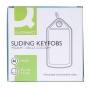Key chains Q-CONNECT, 55x30mm, 40 pcs., blue