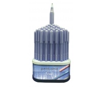 Display of ball pens PENTONIC Frost, ball size 0.7mm, writing line width 0.3mm, 100 pcs, blue