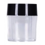 Magnetic clip holder OFFICE PRODUCTS, round, empty, transparent