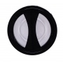 Magnetic clip holder OFFICE PRODUCTS, round, empty, transparent