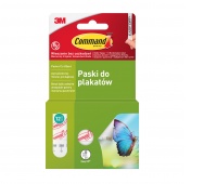Paski do plakatów COMMAND™ (17024), małe, 12 szt., białe
