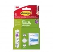 Velcro picture hooks COMMAND™ (17201), medium, 4 sets, white