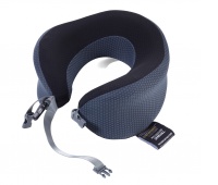 Poduszka TROIKA Business Travel Pillow, w etui, czarno-szary