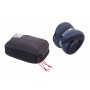Poduszka TROIKA Business Travel Pillow, w etui, czarno-szary, Ekskluzywne, Gadżety