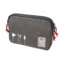 Organizer TROIKA Business Tech Pouch 2, na kable i akcesoria, szary, Ekskluzywne, Gadżety