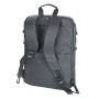 Laptop backpack TROIKA Black Expandable, 16", black