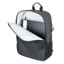 Laptop backpack TROIKA Black Expandable, 16", black