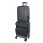 Laptop backpack TROIKA Black Expandable, 16", black