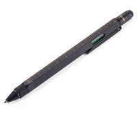 Multifunction pen TROIKA Construction, black matt
