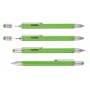 Multifunction pen TROIKA Construction, neon green