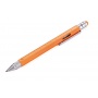 Multifunction pen TROIKA Construction, neon orange