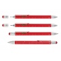 Multifunction pen TROIKA Construction, red