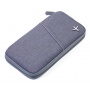 Document case TROIKA Safe Flight, with zipper, grey