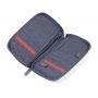 Document case TROIKA Safe Flight, with zipper, grey