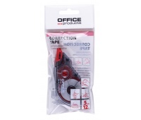 Korektor w taśmie OFFICE PRODUCTS, myszka, z mech. zabezpieczającym taśmę, 5mm x 12m, zawieszka