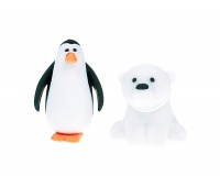 Erasers Polar Animals TRENDHAUS, 2 pcs, color mix