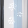 Naklejki na okno śnieżynki TRENDHAUS MM, 24 szt., białe, Gry i zabawki, Gadżety