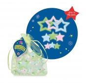 Glow-in-the-dark stars Set TRENDHAUS MM SF, color mix