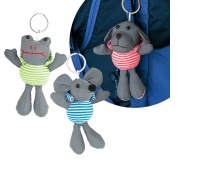 Zawieszka odblaskowa TRENDHAUS ABC CH, z figurką 12 cm, mix kolor&oacute;w