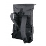Rolltop backpack TROIKA Black Roll Top, black
